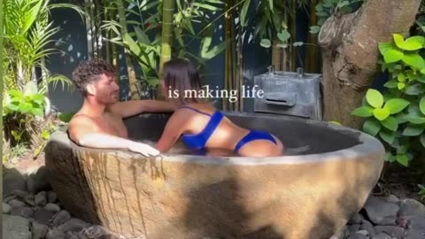 Sexy HoTy In Blue Bikini ❤️💦 Making Romance 💞 While BathTub