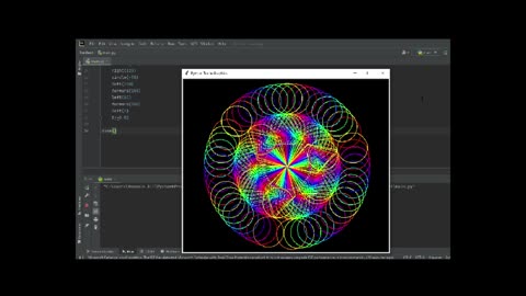 How to make Flower using Python turter