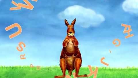 The ABC Song with Jumping Kangaroo