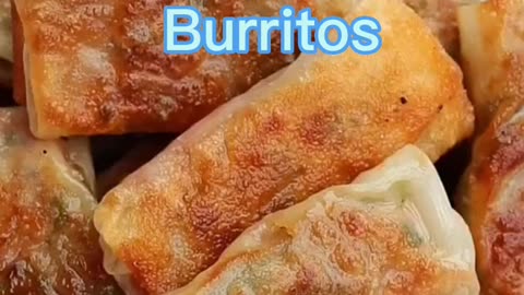 Chinese Food/ Shredded potato burritos