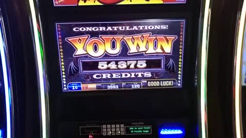 Big $500 Win on Hand of the Devil Slot Machine at Hollywood Casino Columbus Ohio