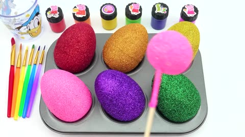 Satisfying Video l How to make Mixing Slime Foot into Bathtub & Rainbow Nail Polish Cutting ASMR