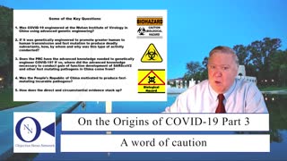 On the Origins of COVID-19 Part 3 | Dr. John Hnatio Ed. D.