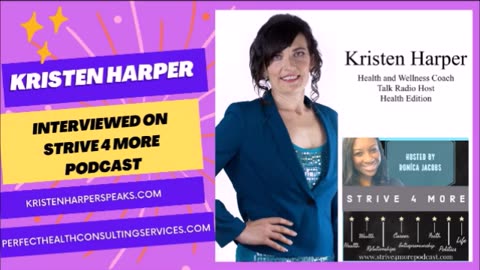 Kristen Harper interviewed on Strive 4 More: Hair Analysis, Eating Disorders, and Sound Healing