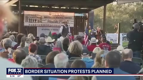 US border protests planned amid migrant surge
