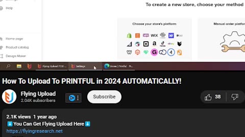 Using Upload-Tool to upload on Printful - POD Course