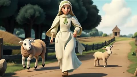 Marry Had a Little Lamb - 3D Animation English Nursery Rhymes I Action Song I Animal for Kids