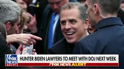 Hunter Biden’s lawyers are meeting with the Justice Department at the same time as his father Joe Biden is announcing he’s running for re-election