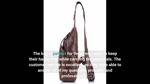 Buyer Comments: OZUKO Sling Backpack Sling Bag Crossbody Backpack Shoulder Casual Daypack Rucks...