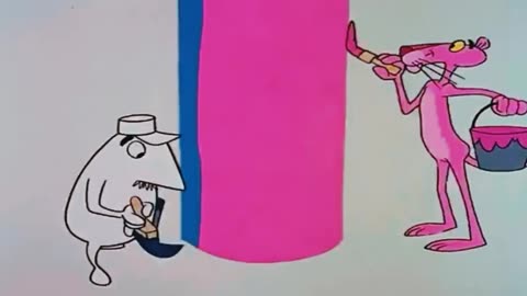 Amazing pink paint / Pink panther Cartoon show