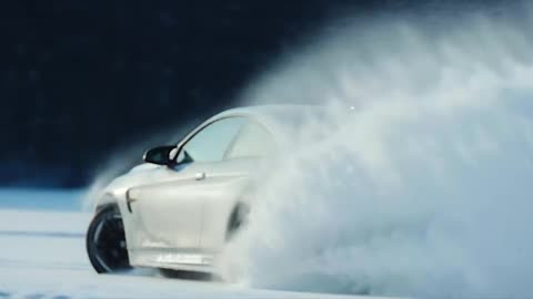 BMW M4 Drifting on ICE