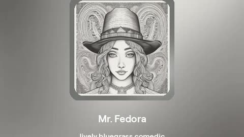 "Mr. Fedora" Bluegrass Song - version 1