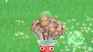 Pikmin Bloom-Red Pikmin With Mushroom Hat