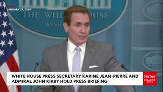 John Kirby Addresses Deadly Iran-Backed Drone Attack On 3 U.S. Troops In Jordan