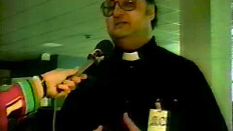 Circa 1995 - Our Lady of Fatima Statue in Crown Point, Indiana (WYIN Channel 56)