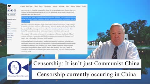 Censorship: It isn’t just Communist China | Dr. John Hnatio Ed. D.