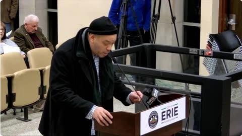 Abdullah Speaks at an Erie City Council Meeting about "Vladamir Putin"