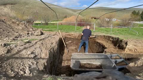 Underground greenhouse time laps