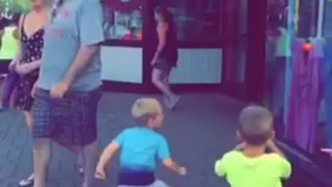 Kid is dancing like nobody is watching