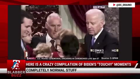 Here Is A Crazy Compilation Of Biden's "Touchy" Moments