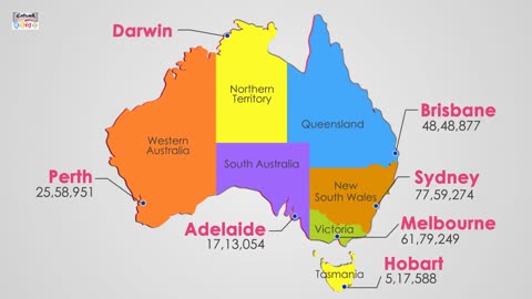 Learn Australian States & It's Capitals