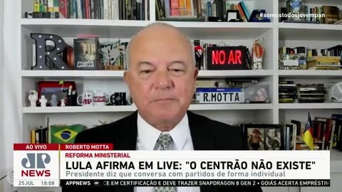 Durante live semanal, Lula (PT) afirma que "Centrão não existe"