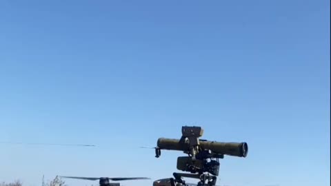 ►🇷🇺🇺🇦🚨‼️ Russian military tests ATGM DRONE with Fagot 9K111 anti-tank missile system.