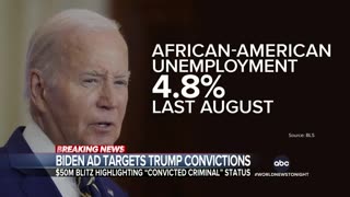 Biden ad targets Trump's criminal conviction in pitch to swing voters ABC News