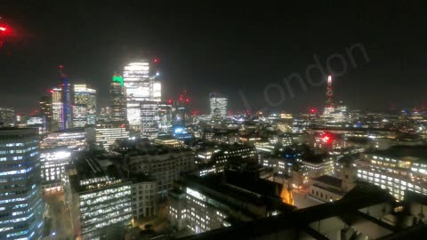 The City and The Shard at night