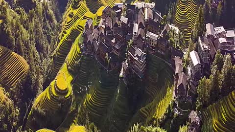 Reproduce the beautiful scenery of terraced fields! #Scenery #Tourism #shorts