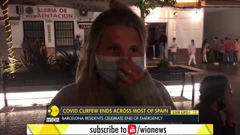 Spain: Barcelona residents celebrate end of emergency | COVID-19 | Latest World English News | WION