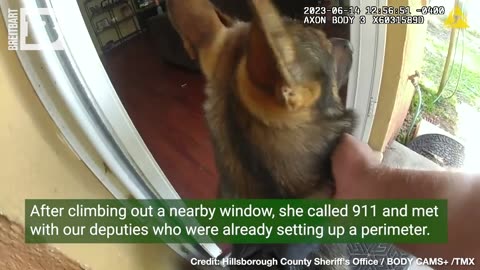 K-9 Locates Shirtless Intruder After 16-Year-Old Girl Escapes, Dials 911