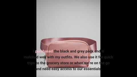 Customer Comments: Belt Bag for Women Men, 2 Packs Unisex Everywhere Belt Bag Waterproof Mini F...