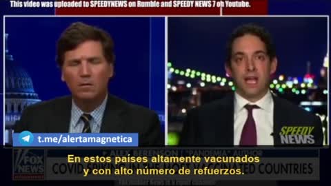 Tucker Carlson covid ataca mas a paises con altas tasas de vacunacion con Alex Berenson