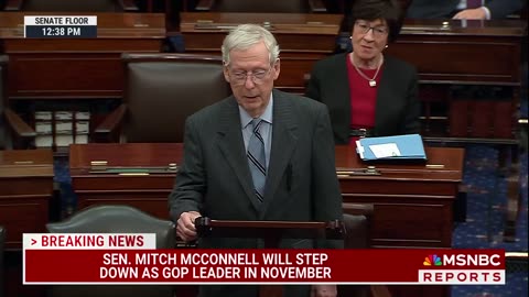 Mitch McConnell announces he will step down as GOP leader