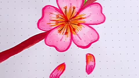 Drawing a flower for beginners!