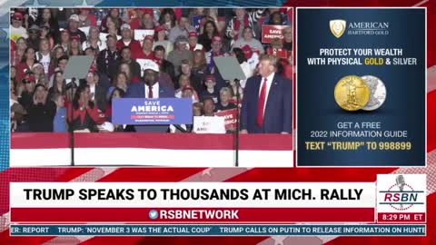 FULL SPEECH: President Trump Speaks at Save America Rally in Washington, MI 4/2/2022