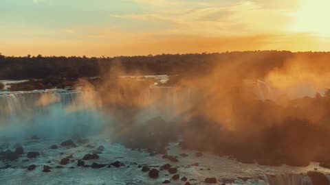 beautiful climate waterfall rivers sunset sunrise