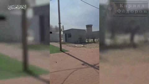 Video of the Palestinian storming of the Israeli military base in Fiji on October 7.