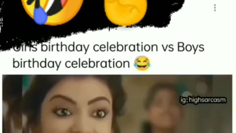 Girls vs Boys Birthday celebration