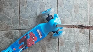 toy Spiderman scooter for kids