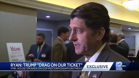 RINO Paul Ryan: If Trpbis on the Ticket, We're More Likely to Lose 2024