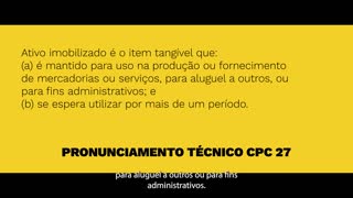 Definição de bens para o CIAP e a exigência do Auditor