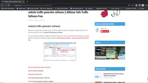 website traffic generator software - AdSense Safe Traffic Software Free