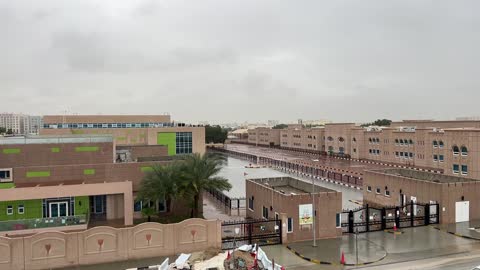 Raining in UAE