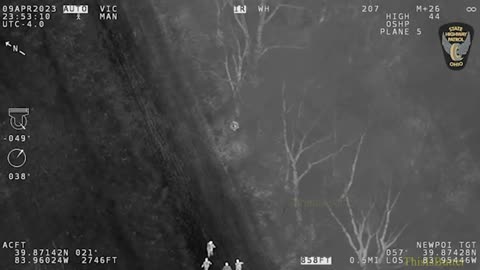 Aviation footage shows troopers arrest suspect who fled scene of crash in Clark County