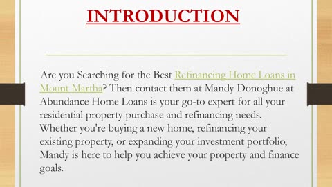 Best Refinancing Home Loans in Mount Martha?