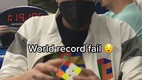 He was so close to the world record 🤯