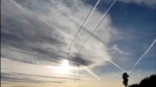 Chemtrails in the sky