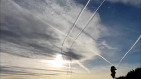 Chemtrails in the sky